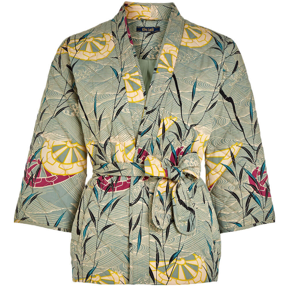 King Louie Quilted Kimono Jacket
